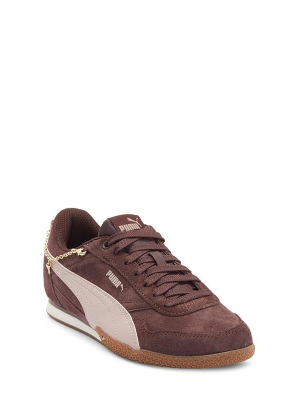 Puma Suede Classic Sneaker in Brown and Cream
